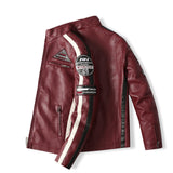 Racing Style Motorcycle Leather Jacket