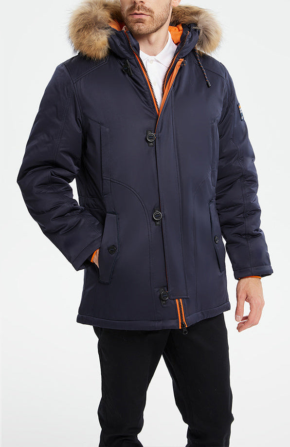 Functional Winter Hooded Parka With Built-in Thermometer(Regular&Plus Size)