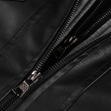 Espnman Men's Leather Motorcycle Jacket
