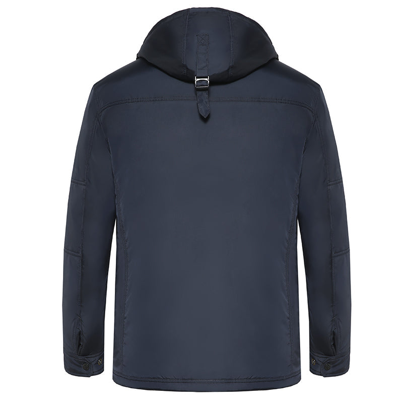 Extra Warm Stitching Multi-Functional Built-In Thermometer Padded Jacket