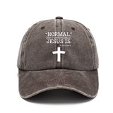Normal Isn't Coming Back But Jesus Is Revelation 14 Sun Hat