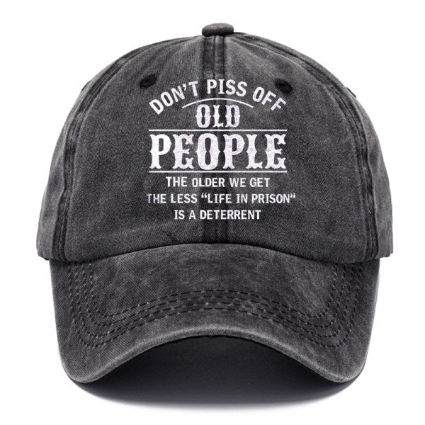 Printed Outdoor Washed Cotton Baseball Cap