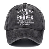 Printed Outdoor Washed Cotton Baseball Cap