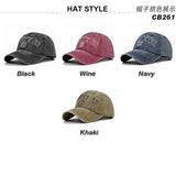 ROUTE 66 Embroidered Denim Washed Baseball Cap