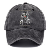 Printed Outdoor Washed Cotton Baseball Cap