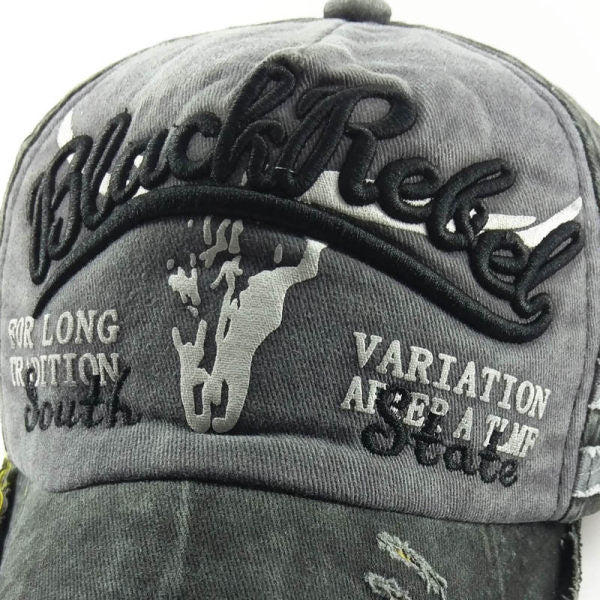 Old Bull Head Explosive Baseball Cap Washed Men and Women Sun Hat