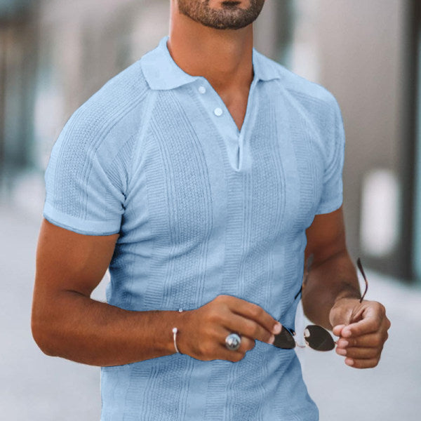 All-match Simple Polo T-shirt