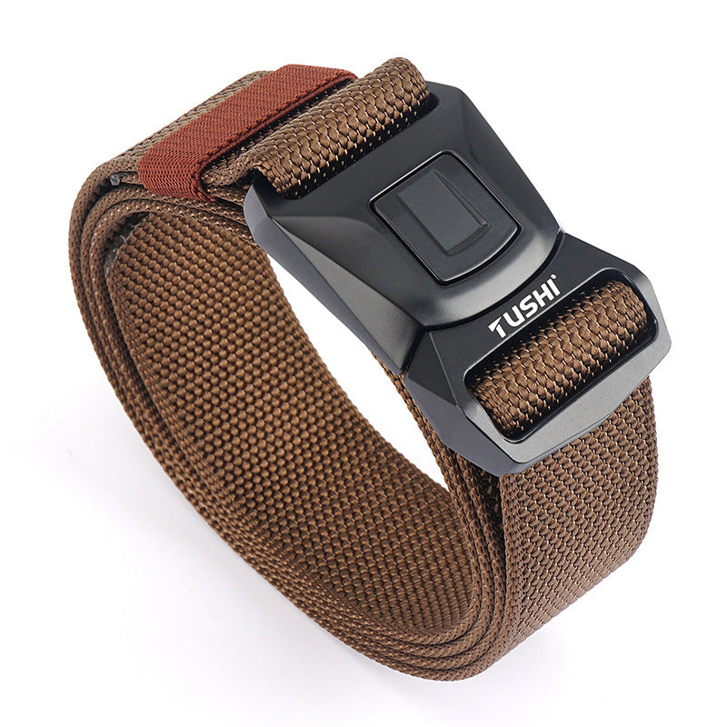 Safety buckle nylon belt men's cs combat belt outdoor sports multifunctional tactical belt