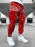 Black Casual Tribal Printed Pants
