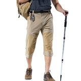 ZIPPER POCKET PATCHWORK QUICKDRY 13'' CARGO SHORTS (NOT BELT AND SAFETY)