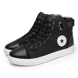 Men's Outdoor High Top Skate Shoes Casual Lace Up Comfy Ankle Boots