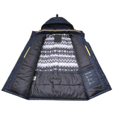 Extra Warm Stitching Multi-Functional Built-In Thermometer Padded Jacket