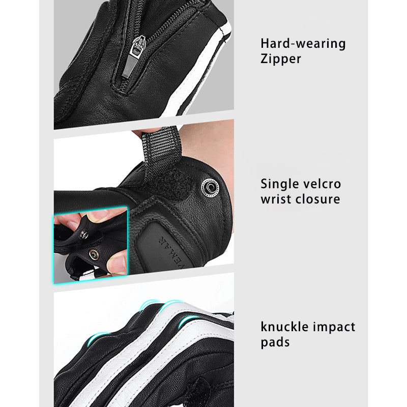 Motorcycle Leather Gloves For All Seasons