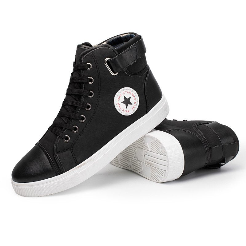 Men's Outdoor High Top Skate Shoes Casual Lace Up Comfy Ankle Boots