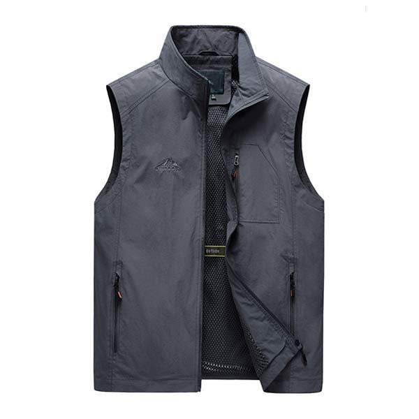 Men's Casual Outdoor Multi-pocket Quick-drying Vest