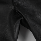 Espnman Men's Leather Motorcycle Jacket
