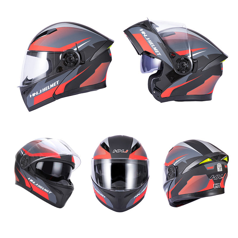 Leopard 989 Modular Bluetooth Helmet with LED Lights