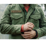 Men's Vintage Multi-pocket Usa Velcro Coat