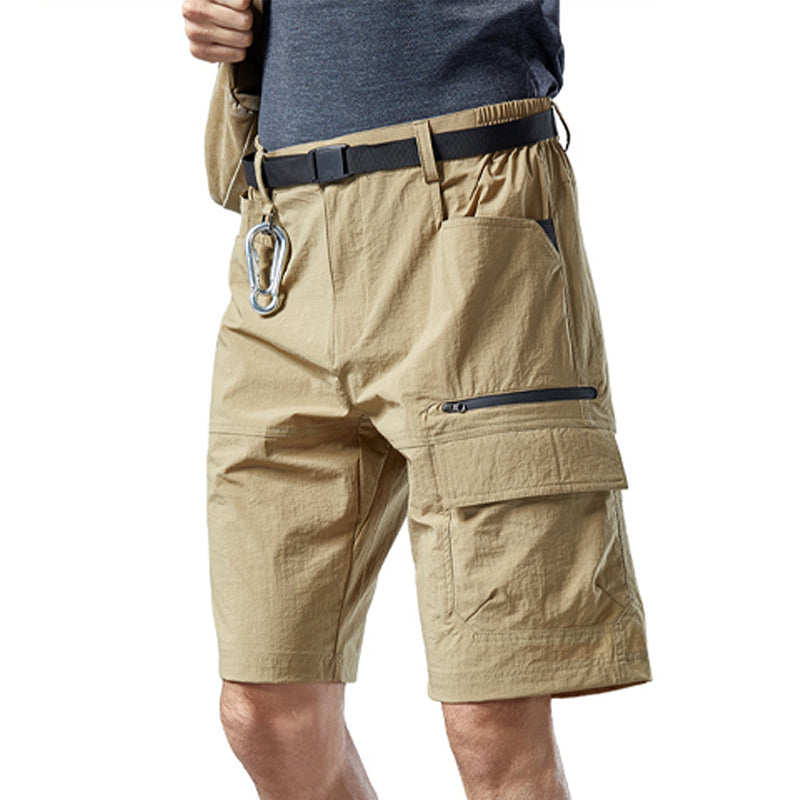 Hiking Zipper Pocket Cargo Shorts (Not Belt And Safety)