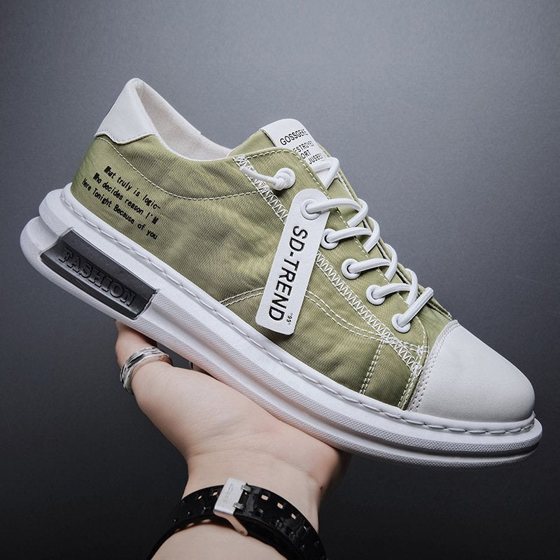 Men Daily Ice Silk Cloth Breathable Quick Drying Casual Sneakers