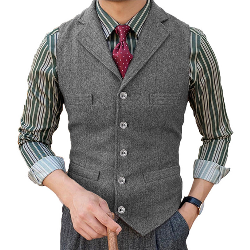 MEN'S CLASSIC SUIT VEST