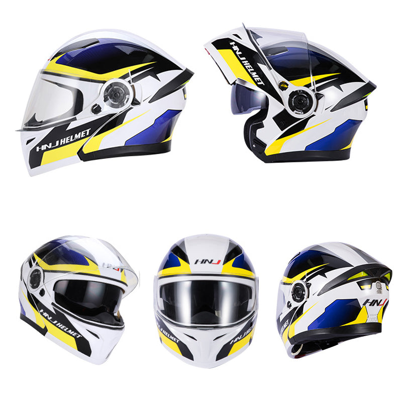 Leopard 989 Flip Up Bluetooth Helmet
