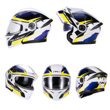 Leopard 989 Flip Up Bluetooth Helmet