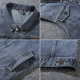 Men's Plus Size Denim Vest