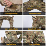 G3 Combat Pants with Knee Pads Rip-Stop Tactical Pants(With Removable Knee Pads)