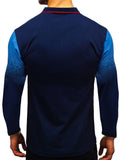 Printed Long Sleeve Polo T-Shirts