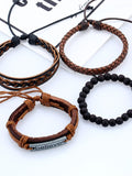 Brown Alloy Bracelets