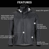 Men's Lightweight Waterproof Rain Jacket