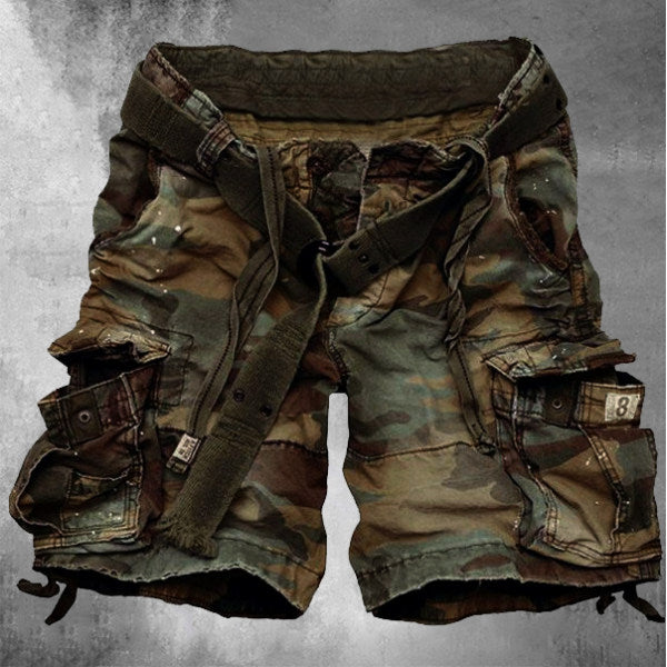 Mens Outdoor Camouflage Casual Shorts