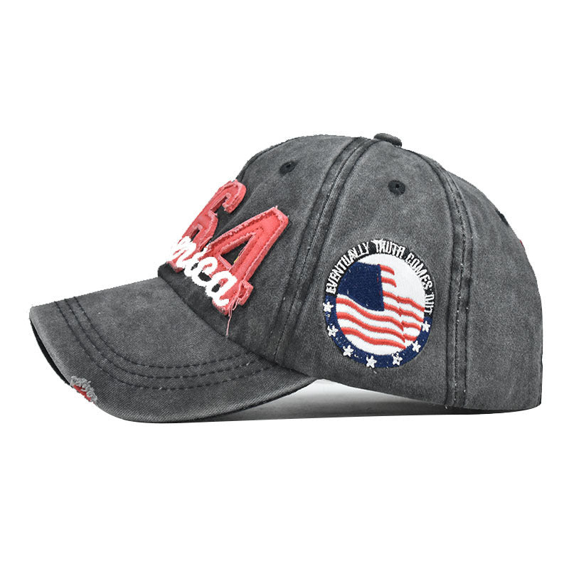 Mens Outdoor 1964 Embroidery America Baseball Cap