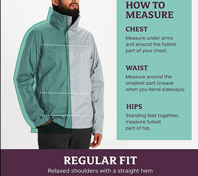 Men's Lightweight Waterproof Rain Jacket