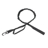 Retractable Tactical Bungee Dog Leash with 7075 Space Aluminum Hook Clips