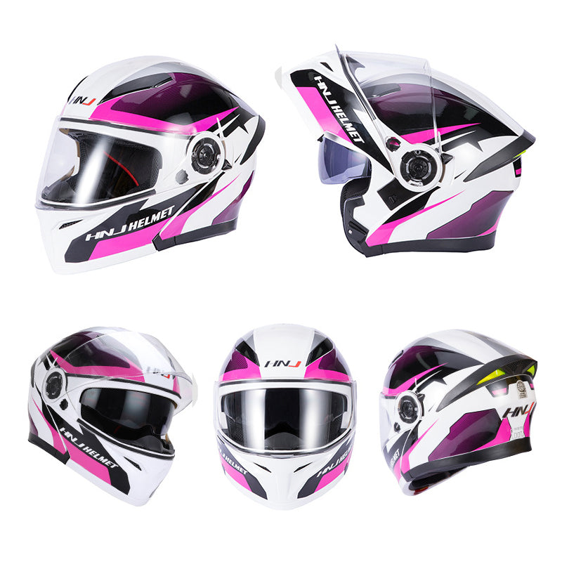 Leopard 989 Flip Up Bluetooth Helmet