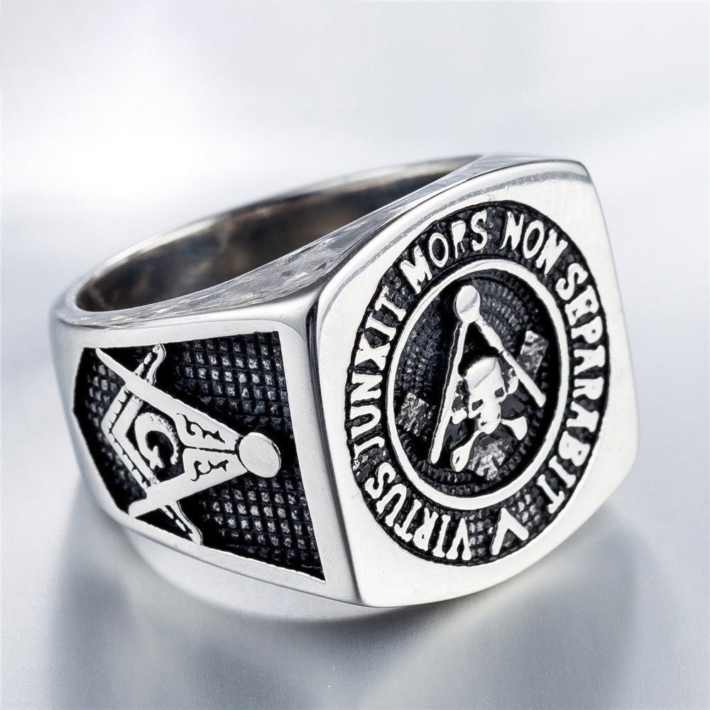 Masonic Skull Ring