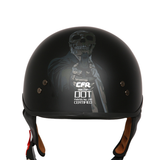 Sun Shield Half Helmet DOT