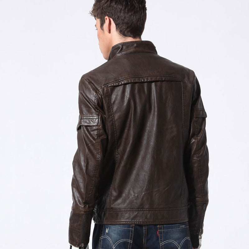 Espnman Leather Chopper Jacket