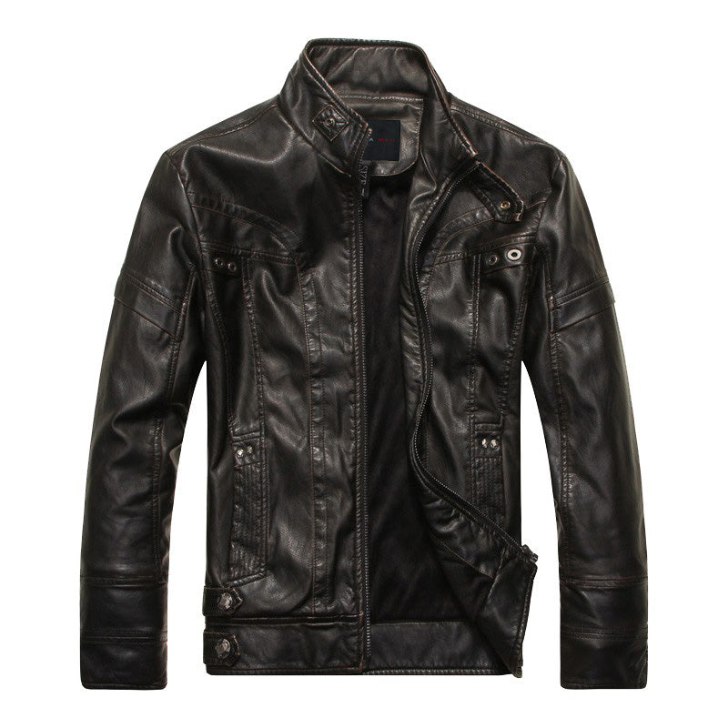 Espnman Leather Chopper Jacket