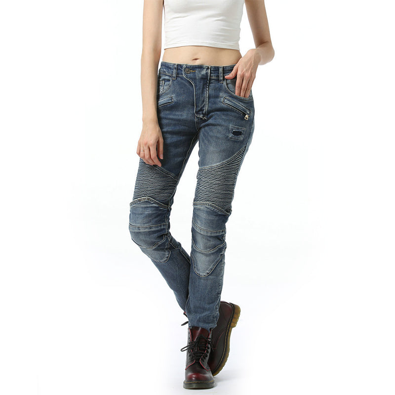 Flame 25 Women's Retro Riding Jeans