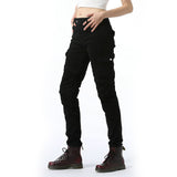 Flame 6 Lady Biker Jeans with CE Armor Protector