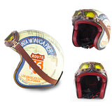 Vintage Open Face Helmet Harley Retro Helmet