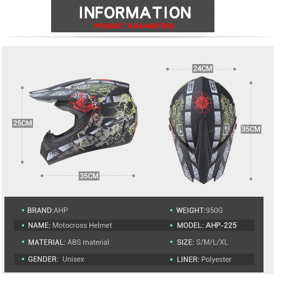 Dirt Bike Helmet Motorcycle ATV Racing Off-Road Helmet