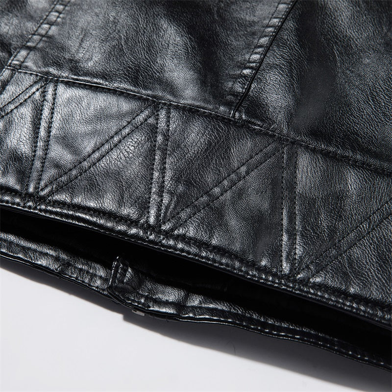 Men's Classic Moto Leather Jacket