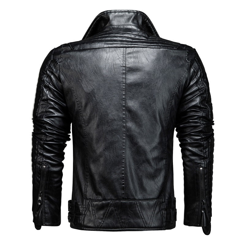 Men's Classic Moto Leather Jacket