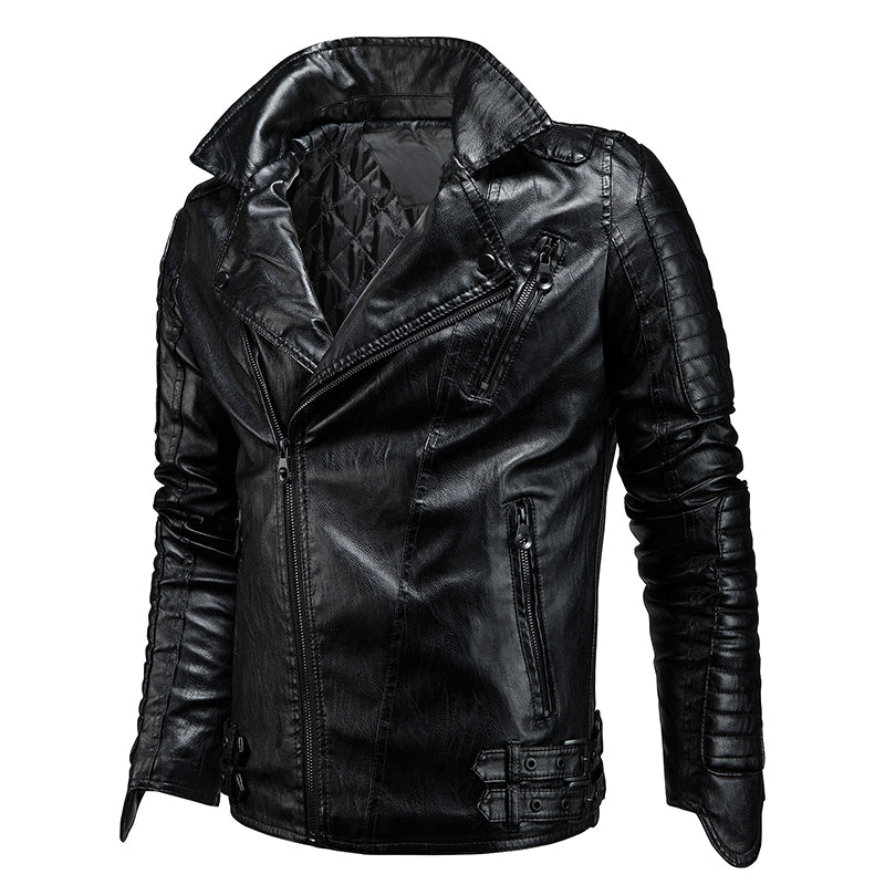 Men's Classic Moto Leather Jacket