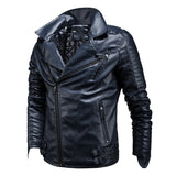 Men's Classic Moto Leather Jacket