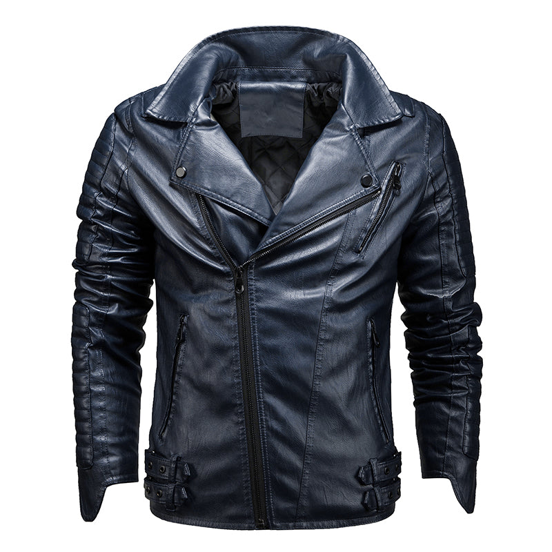 Men's Classic Moto Leather Jacket